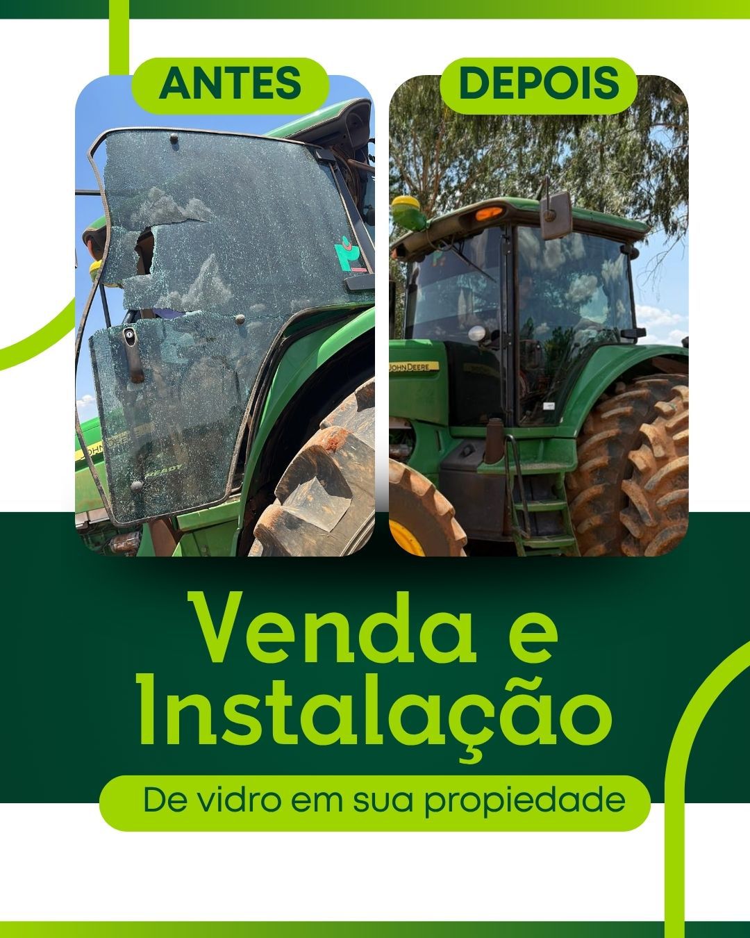 Reforma de banco - Antes e depois